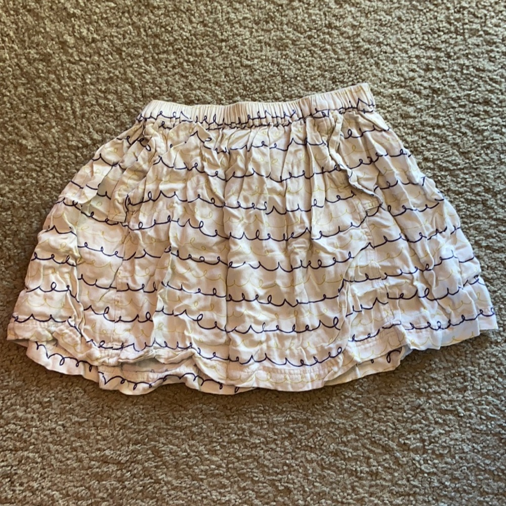 Doodled cooperative skirt size small